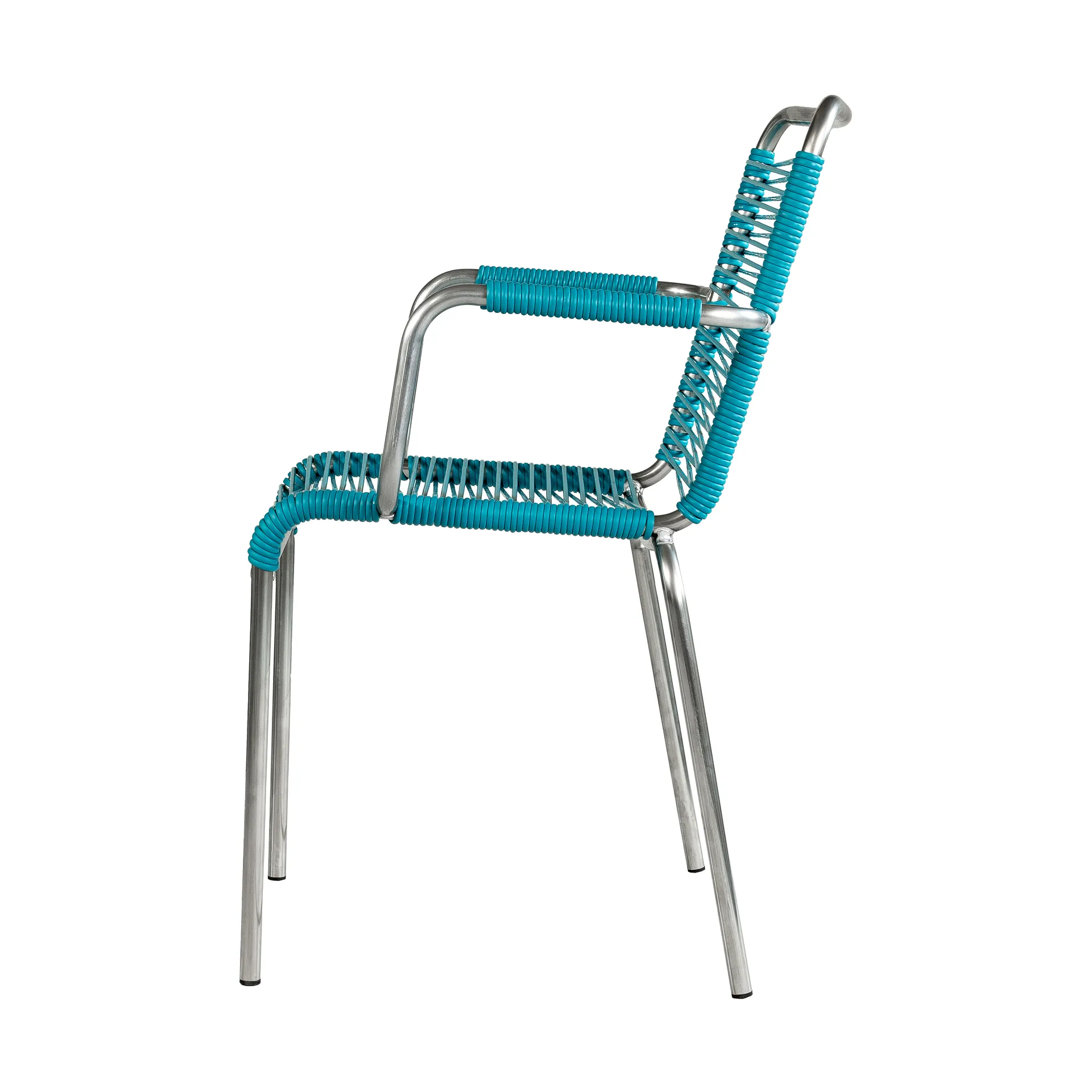 Mya Spaghetti armchair, Turquoise Fiam