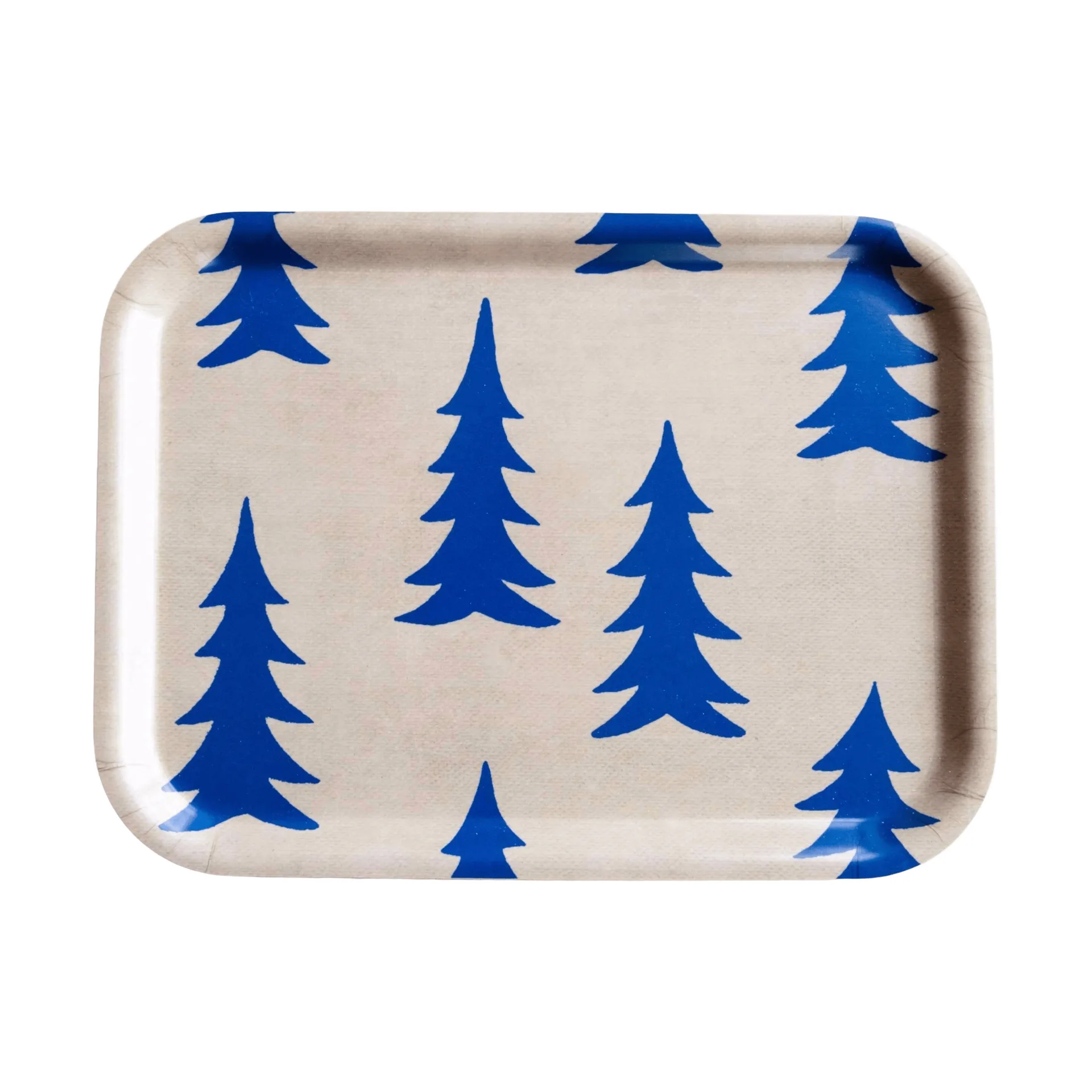 Gran tray 20x27 cm, Natural-blue Fine Little Day