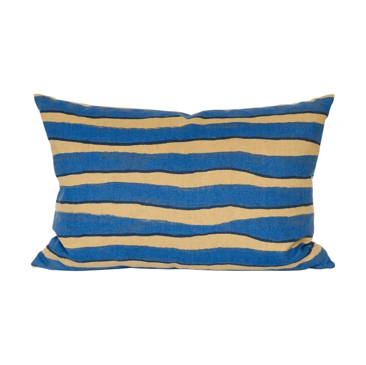 Rand pillowcase - Brown-blue, 48x68 cm - Fine Little Day