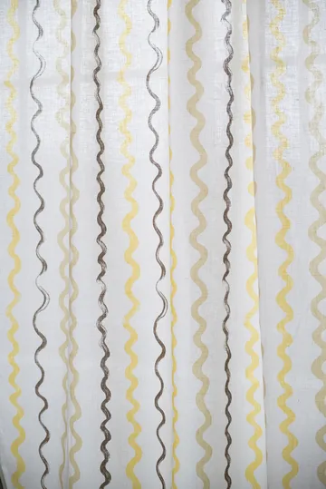 Randig fabric - White-yellow - Fine Little Day
