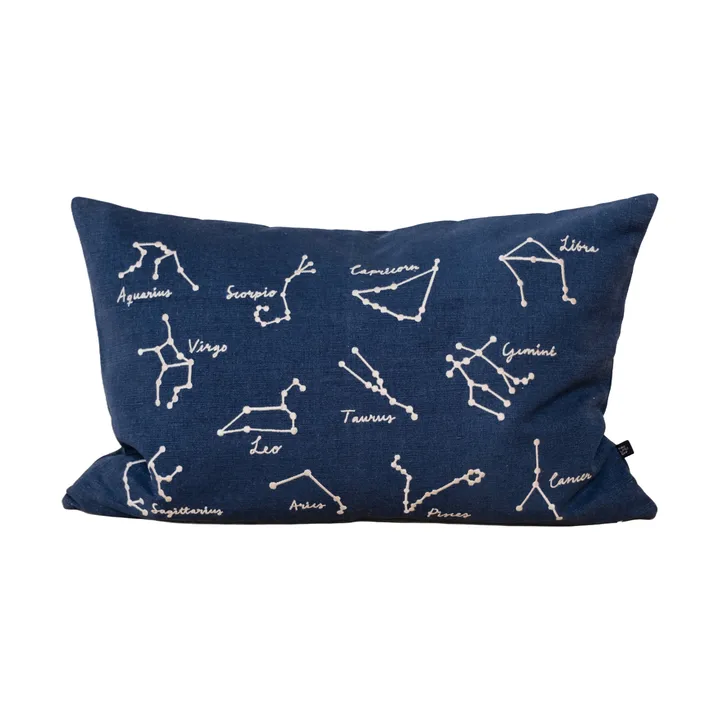Star sign cushion cover 38x58 cm - Blue-White - Fine Little Day