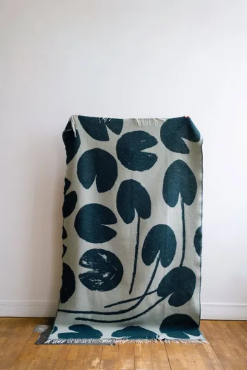 Water lilies throw 130x220 cm - Green - Fine Little Day