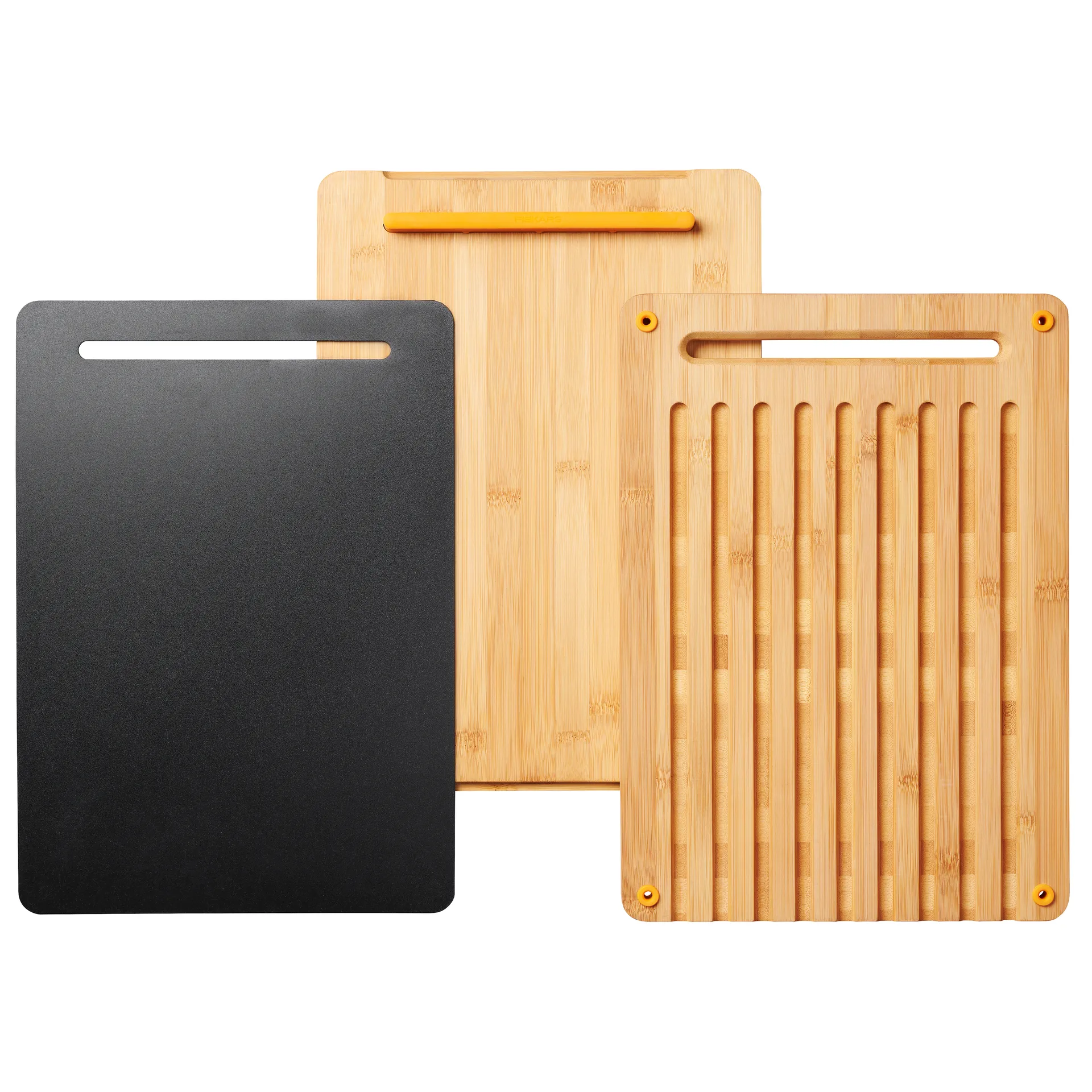 Functional Form cutting board 3 pieces, bamboo-plastic Fiskars