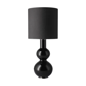 Augusta table lamp black lamp base - Lino Negro M - Flavia Lamps