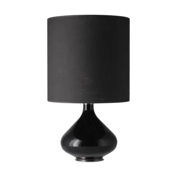 Flavia table lamp black lamp base - Lino Negro M - Flavia Lamps