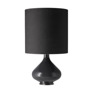 Flavia table lamp grey lamp base - Lino Negro M - Flavia Lamps