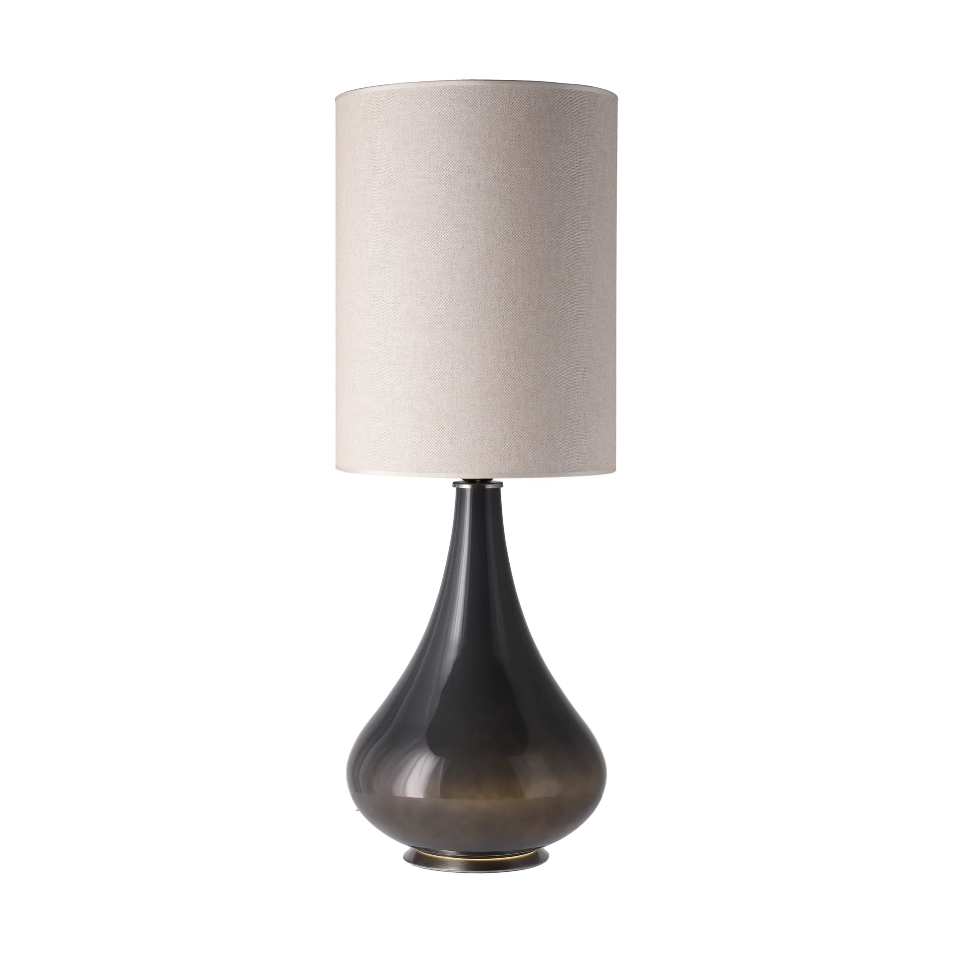 Renata table lamp grey lamp base, Milano Tostado L Flavia Lamps