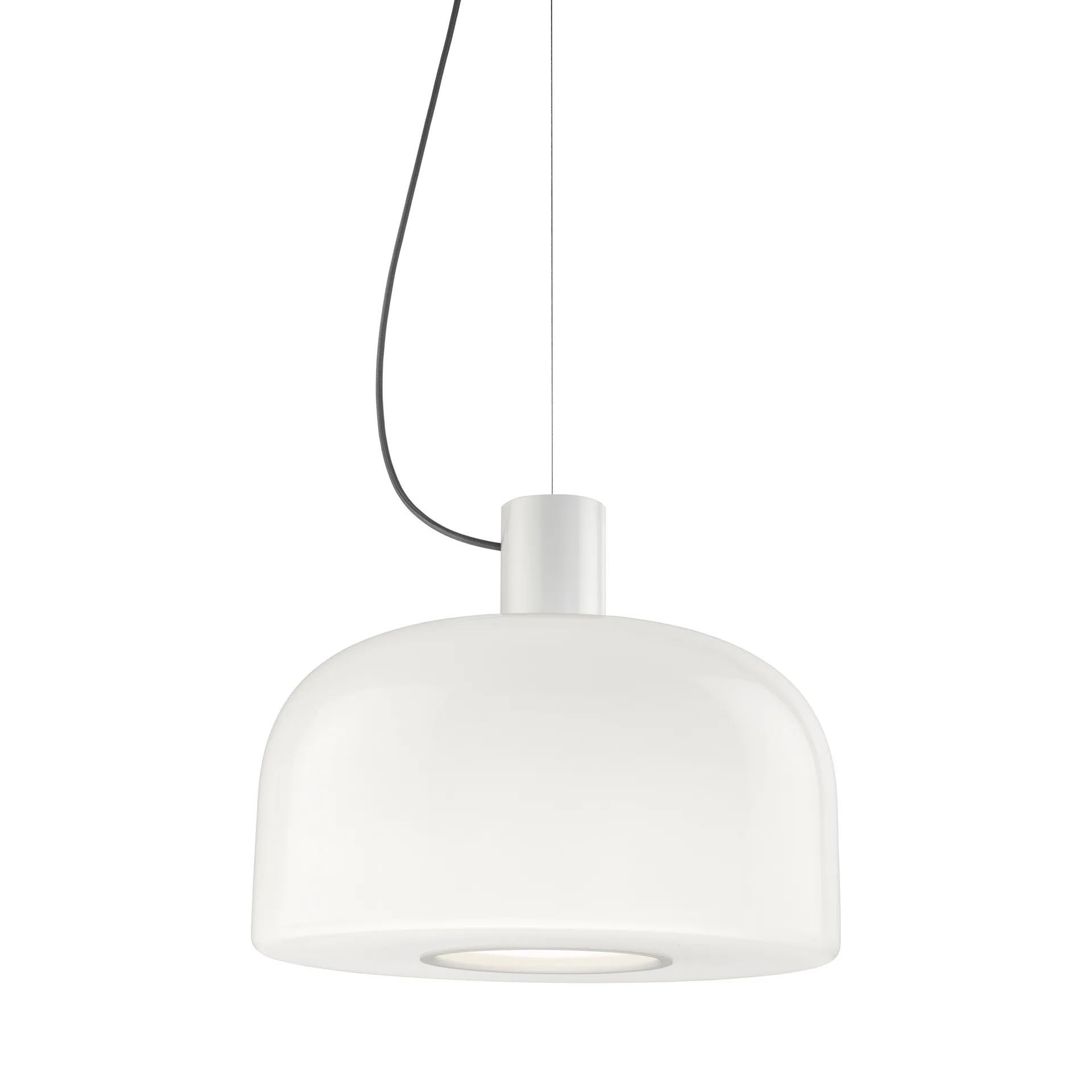 Bellhop Glass S2 pendant lamp, White Flos