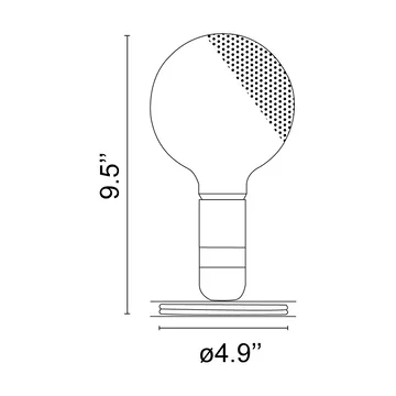 Lampadina table lamp - Orange - Flos