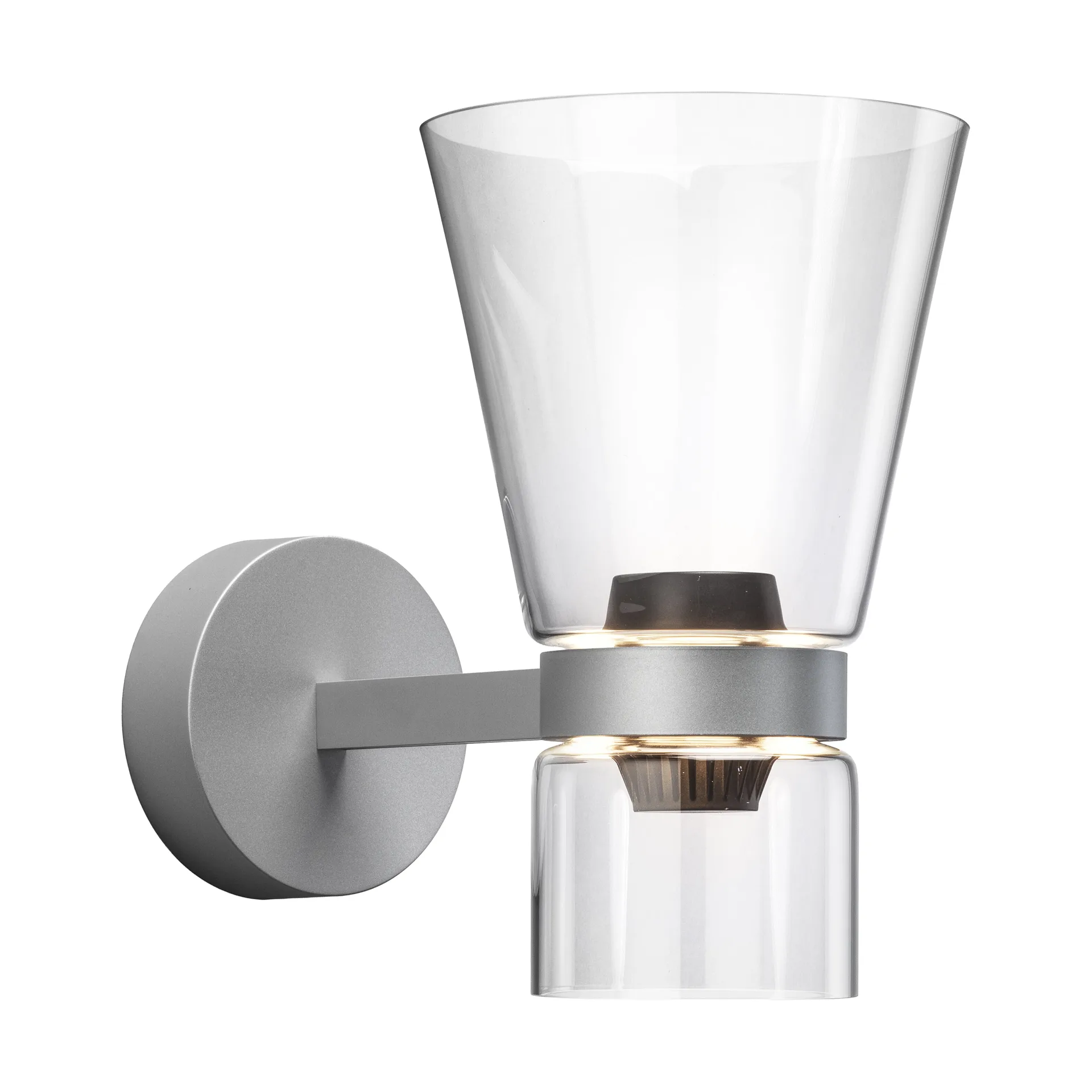 Nocturne Cone wall lamp - Silver Flos