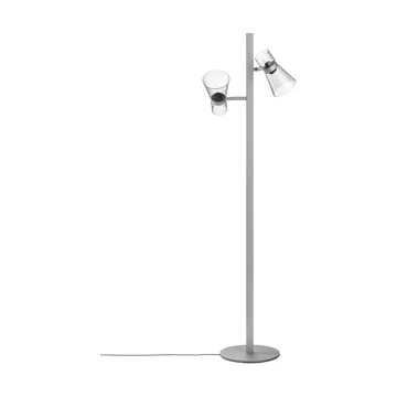 Nocturne F2 cone floor lamp - Silver - Flos