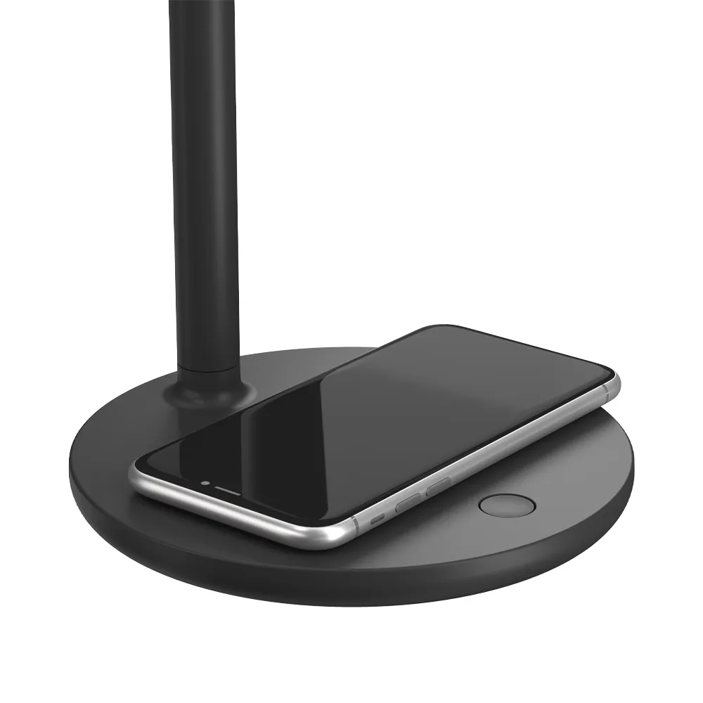 Oblique Qi table lamp, Anthracite Flos