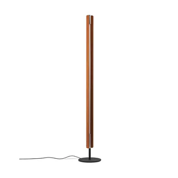 Seki-han floor lamp 226 cm - Heat treated ash-black metal - Flos