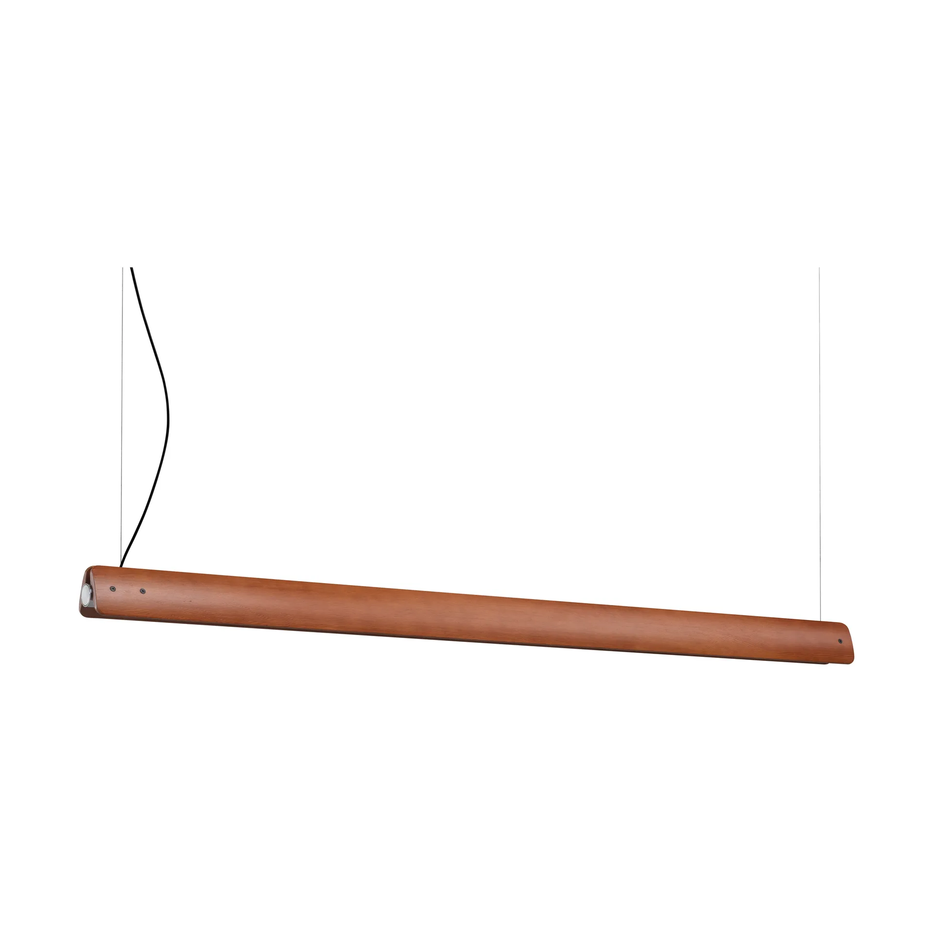 Seki-han pendant 169,2 cm, Heat treated ash-black metal Flos