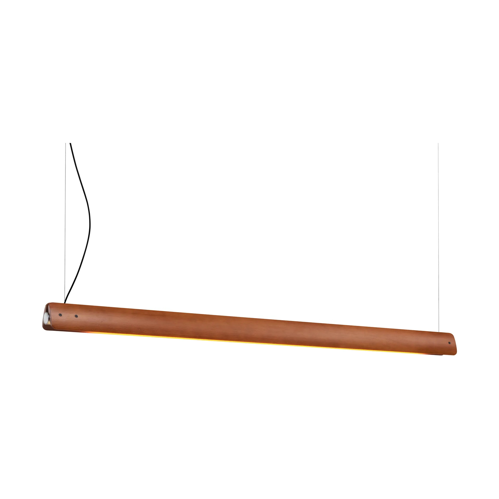 Seki-han pendant 169,2 cm, Heat treated ash-black metal Flos