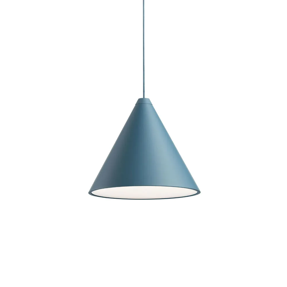 String Light Cone pendant, Blue, 12 m cable Flos