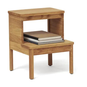 A line round step stool - Oak, Ø38x47.5 cm - Form & Refine