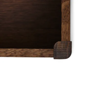 A Line storage bench 68 cm - Smoked oak - Form & Refine