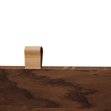 A Line storage bench 90 cm - Smoked oak - Form & Refine