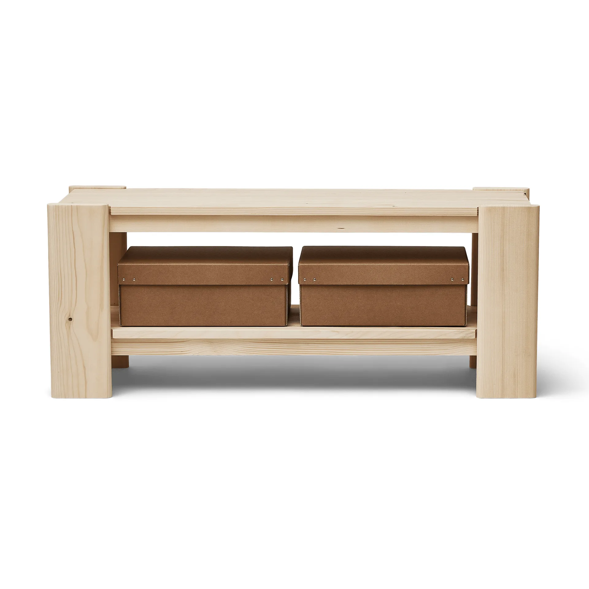 Beam bench, Pinewood, 112 cm Form & Refine