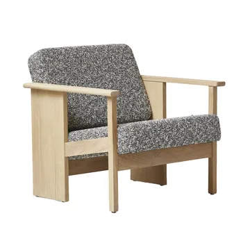 Block lounge chair - White oak-Zero 0004 - Form & Refine