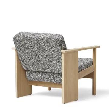 Block lounge chair - White oak-Zero 0004 - Form & Refine