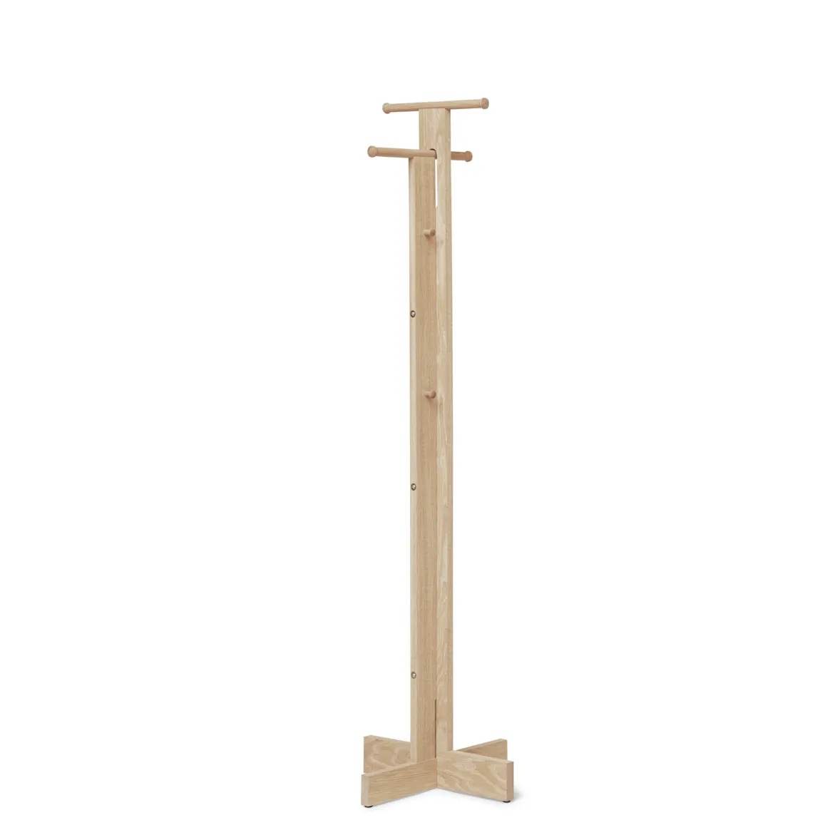 Foyer coat rack 173.3 cm, White oak Form & Refine