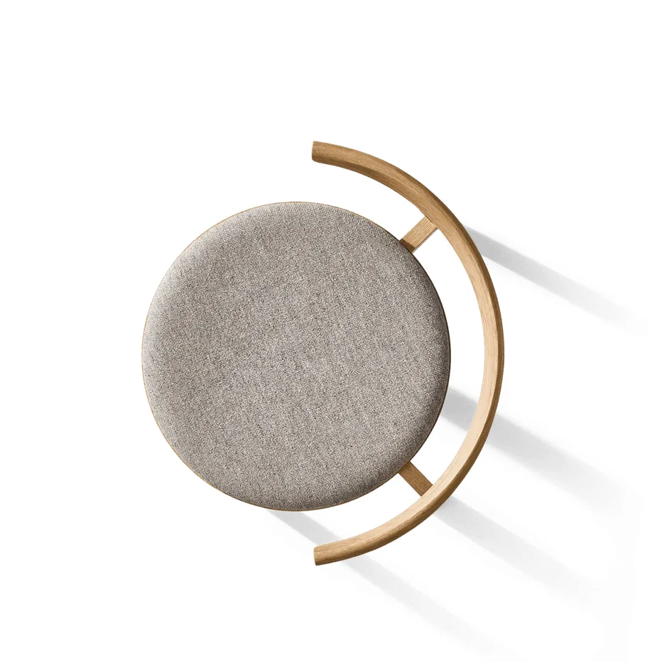 Lunar chair, Oak-Hallingdal 65-0227 Form & Refine