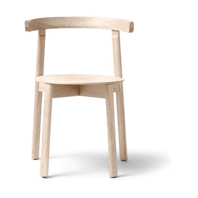 Lunar chair, White oak Form & Refine