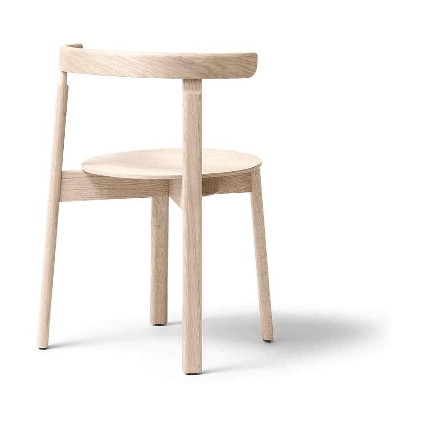 Lunar chair, White oak Form & Refine