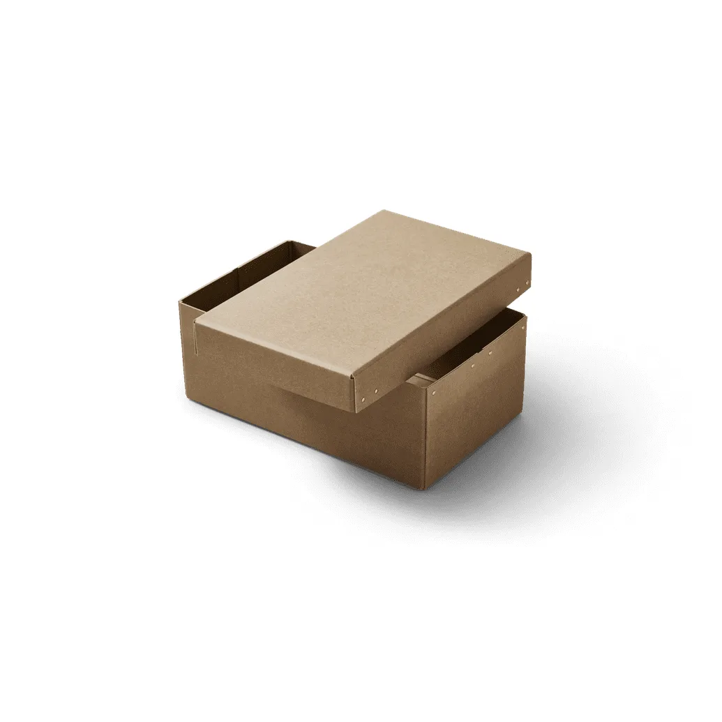 Ordinary storage box 2-pack, Brown Form & Refine