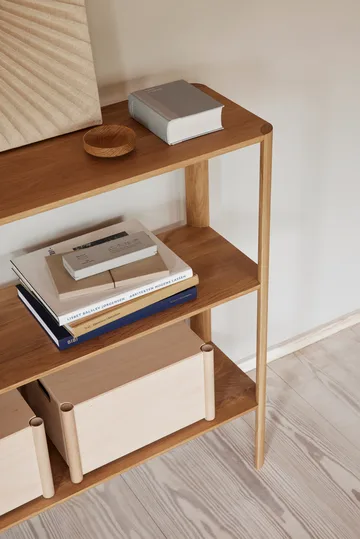 Pillar storage box M - Beech - Form & Refine