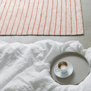 Stripe rug 170x230 cm - Burnt orange - Formgatan