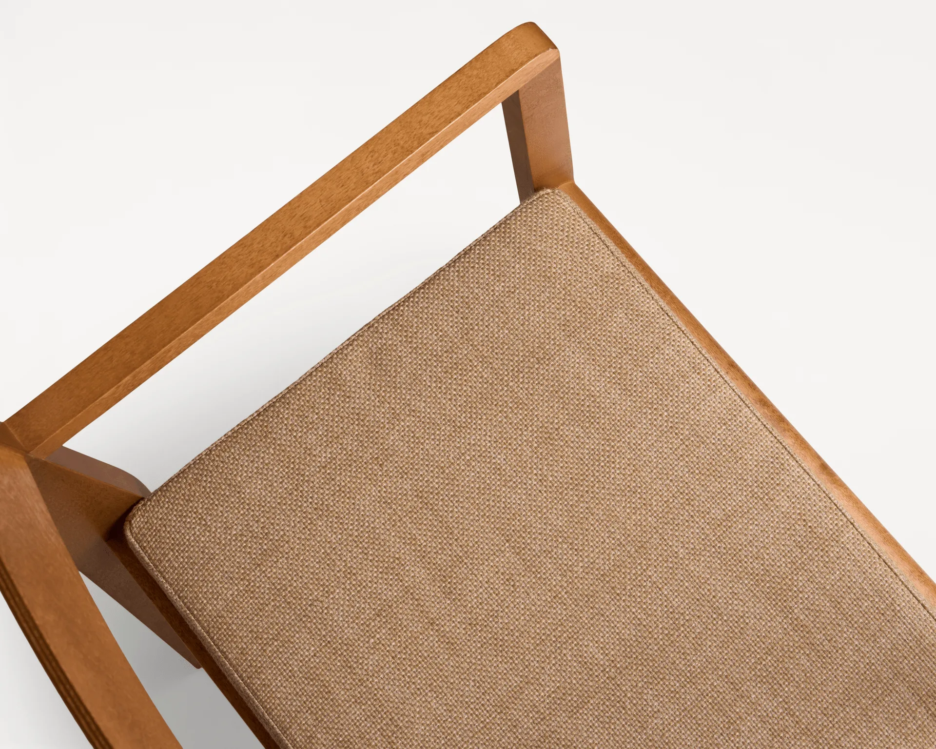 Armrest Chair 01 armchair, Dark brown birch FRAMA