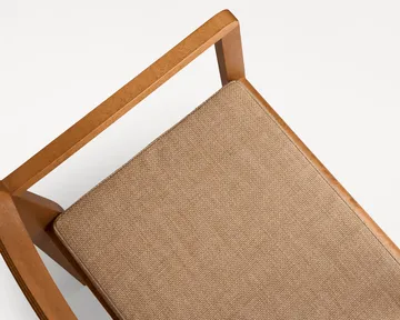 Armrest Chair 01 armchair - Dark brown birch - FRAMA
