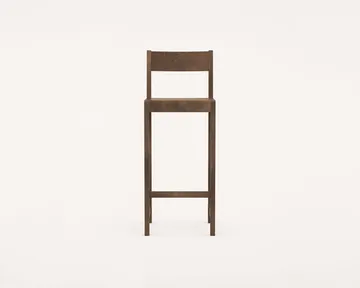 Bar Chair 01 bar stool - Dark brown birch, 76 cm - FRAMA
