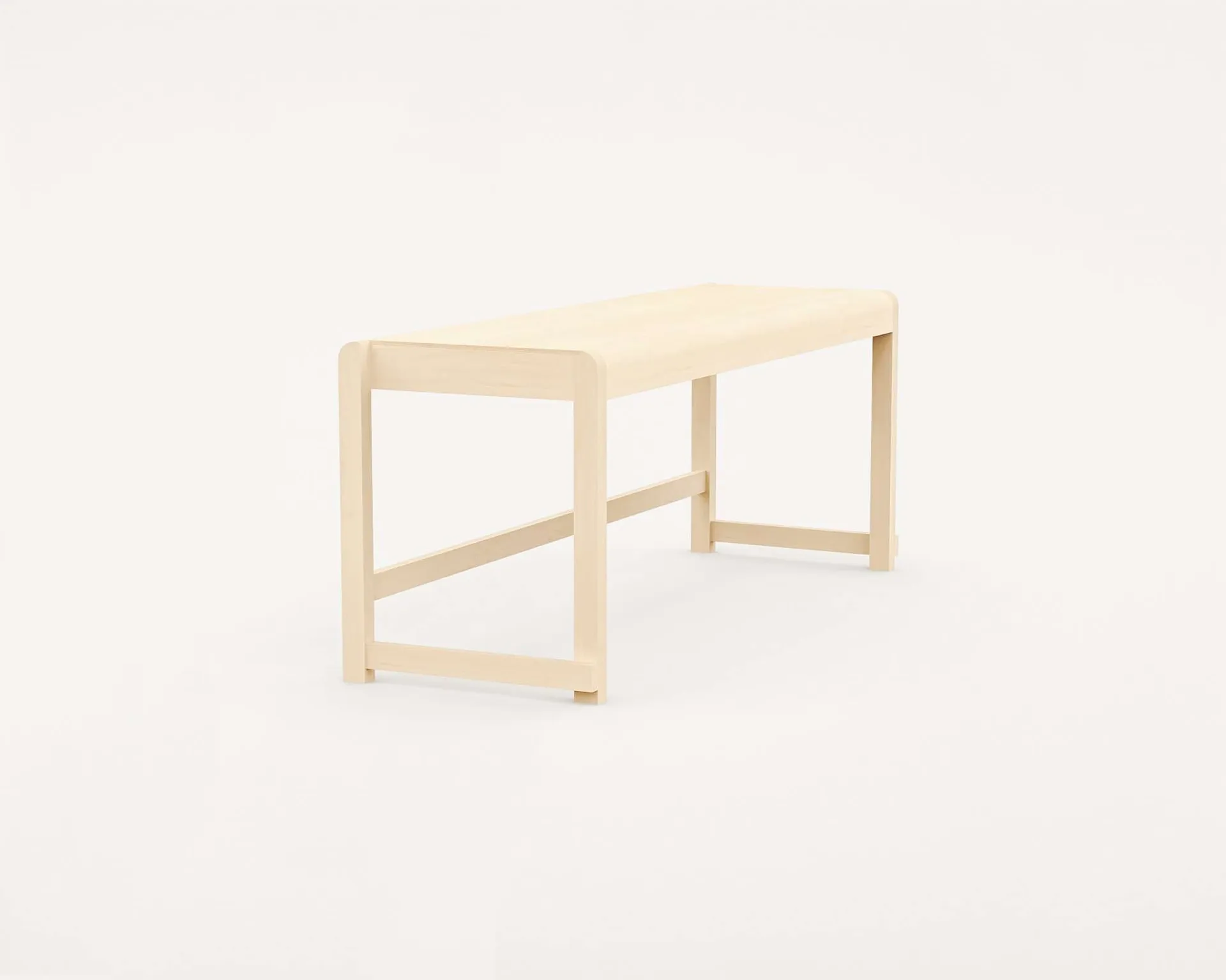 Bench 01 bench, Birch, 114,6x37x46 cm FRAMA