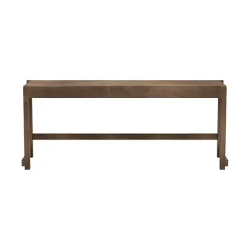 Bench 01 bench - Dark brown birch, 114,6x37x46 cm - FRAMA