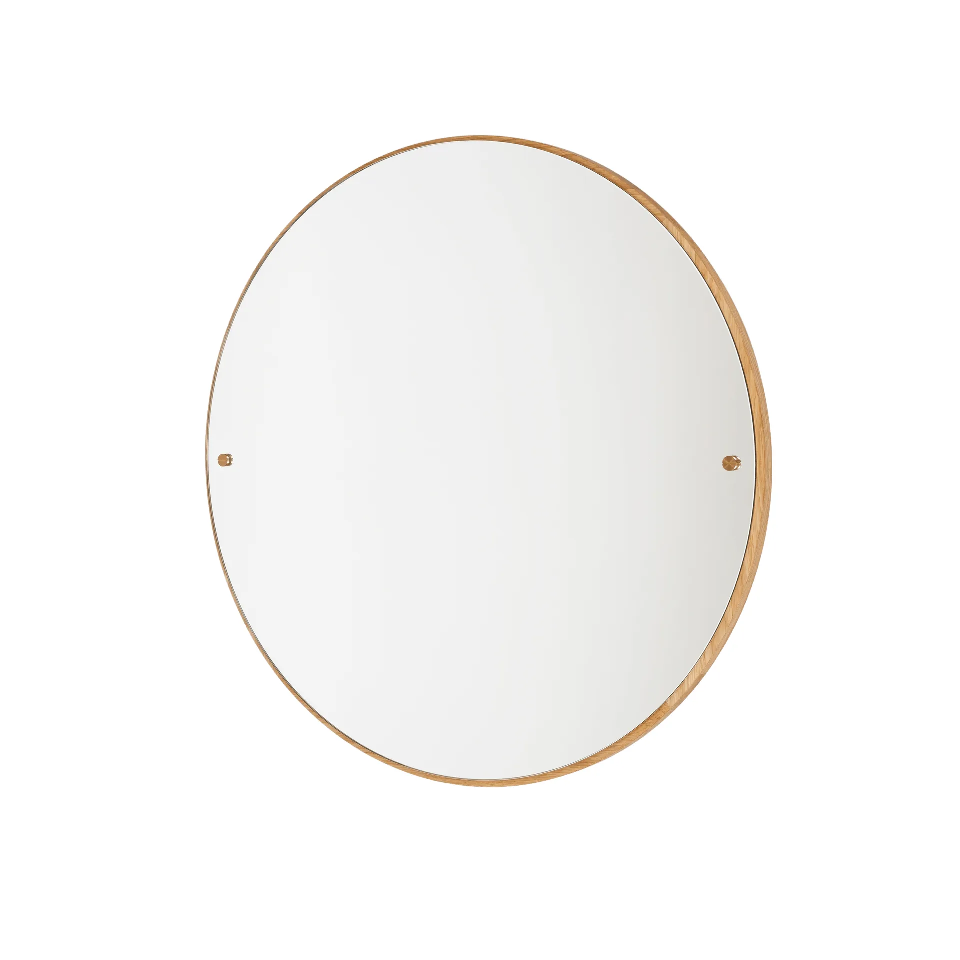 CM Circle mirror, Oak, large, Ø70 cm FRAMA
