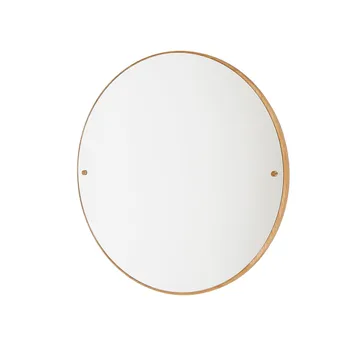 CM Circle mirror - Oak, large, Ø70 cm - FRAMA