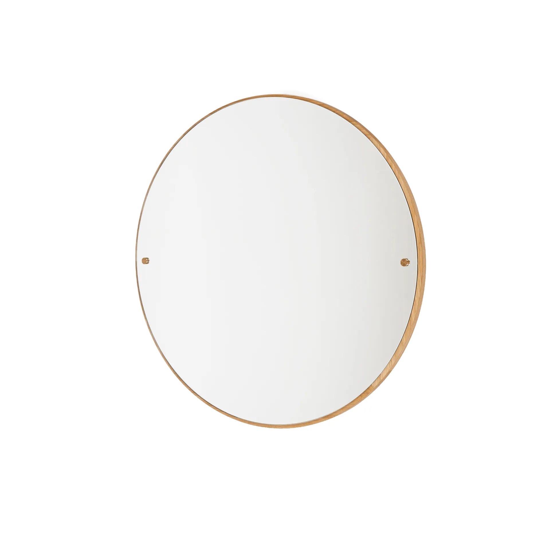 CM Circle mirror, Oak, medium, Ø60 cm FRAMA