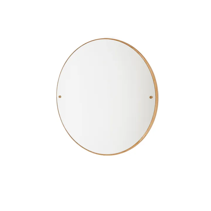 CM Circle mirror - Oak, small, Ø45 cm - FRAMA