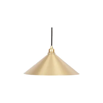 Cone Shade pendant light - Brass, medium, Ø36 cm - FRAMA