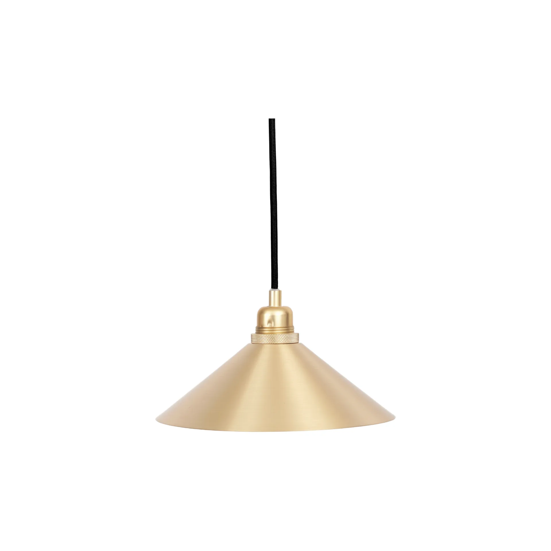 Cone Shade pendant light, Brass. small, Ø25 cm FRAMA
