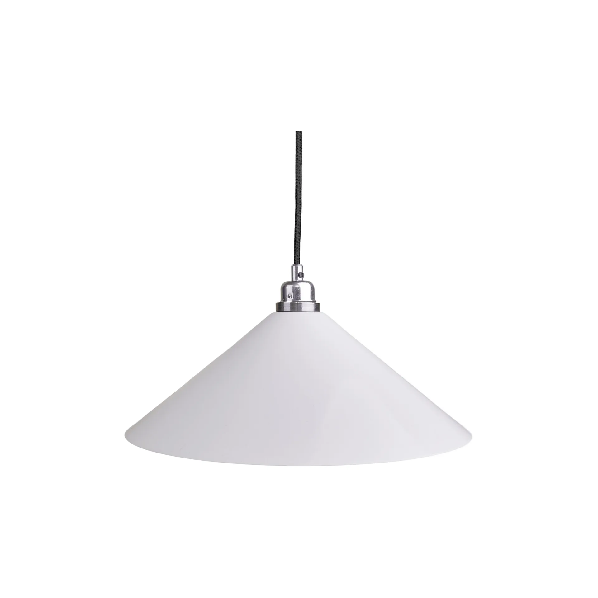 Cone Shade pendant light, White, medium, Ø36 cm FRAMA