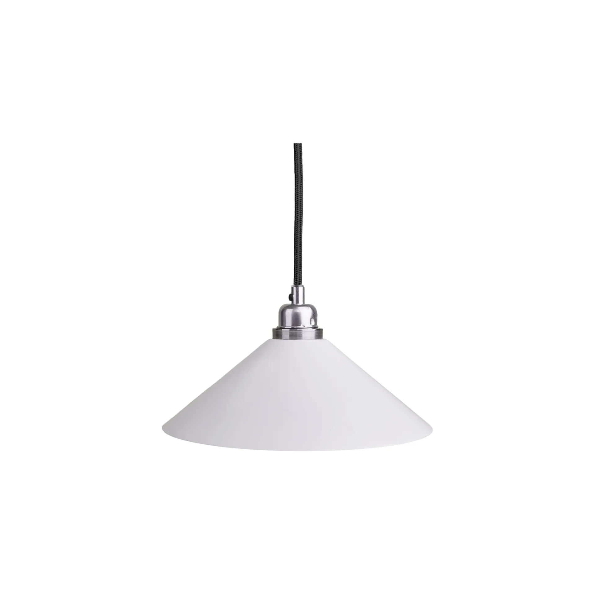 Cone Shade pendant light, White, small, Ø25 cm FRAMA