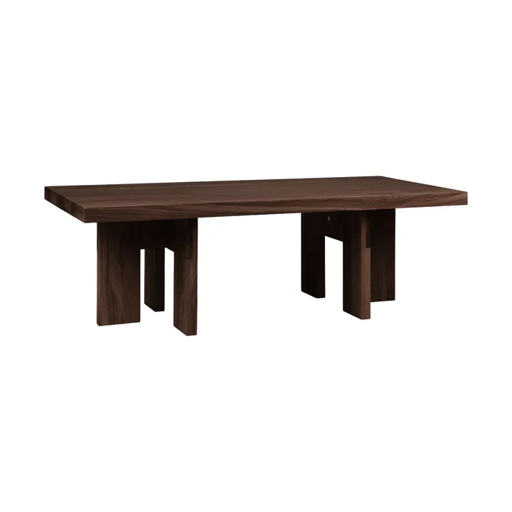 Farmhouse Rectangle coffee table - Dark oak, 115x52x37 cm - FRAMA