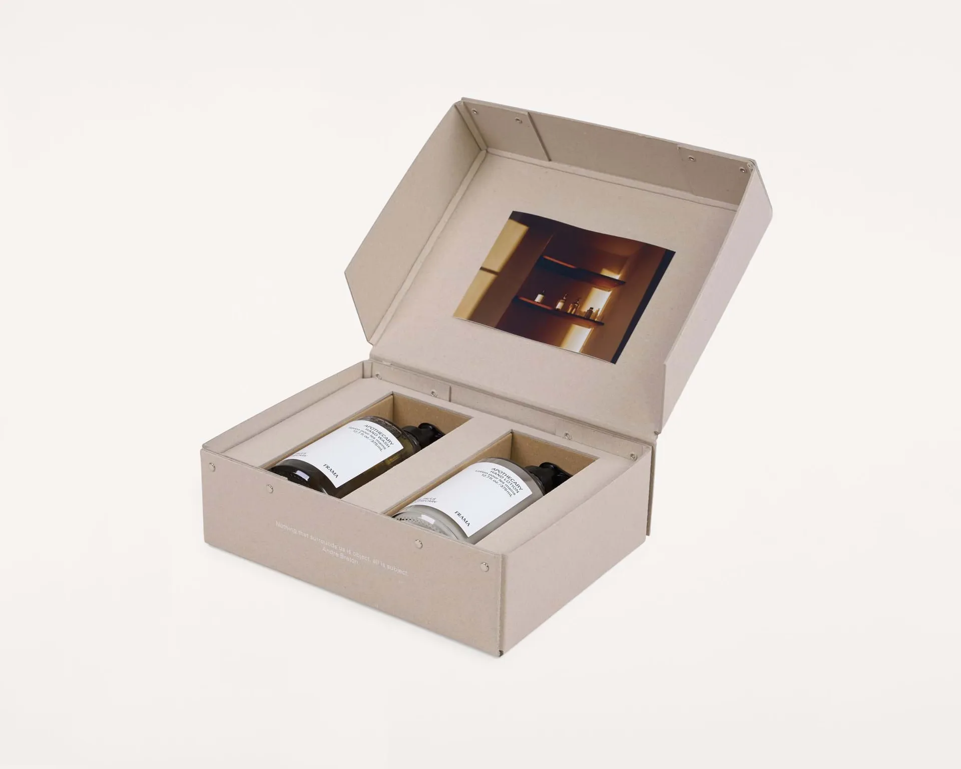 FRAMA gift set hand soap + hand lotion, Apothecary FRAMA