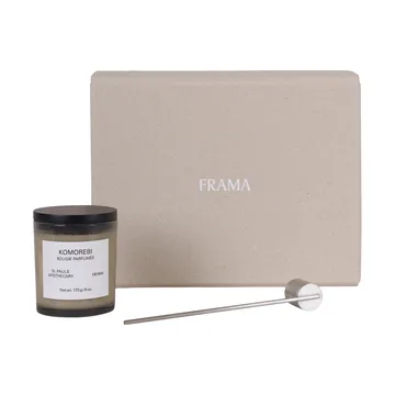 FRAMA gift set scented candle + candle snuffer - Komorebi - FRAMA