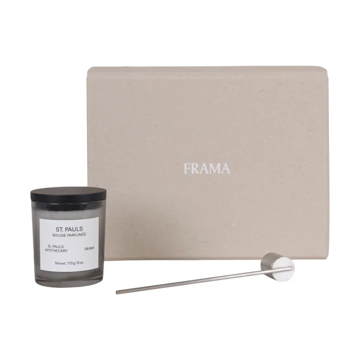 FRAMA gift set scented candle + candle snuffer - St. Pauls - FRAMA